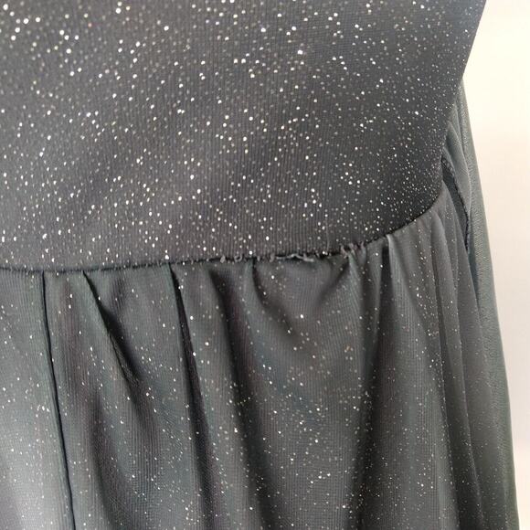 Ruby Rox Vintage Y2K Fit & Flare Dress Size M Gray Silver Metallic Whimsygoth - Picture 8 of 8